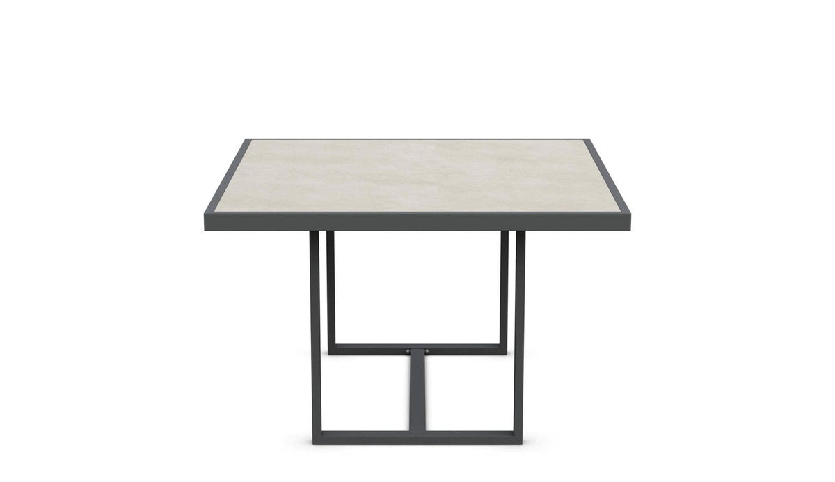 Pavia | 48" Dining Table - Charcoal - Dekton Top Dining Tables Azzurro Living