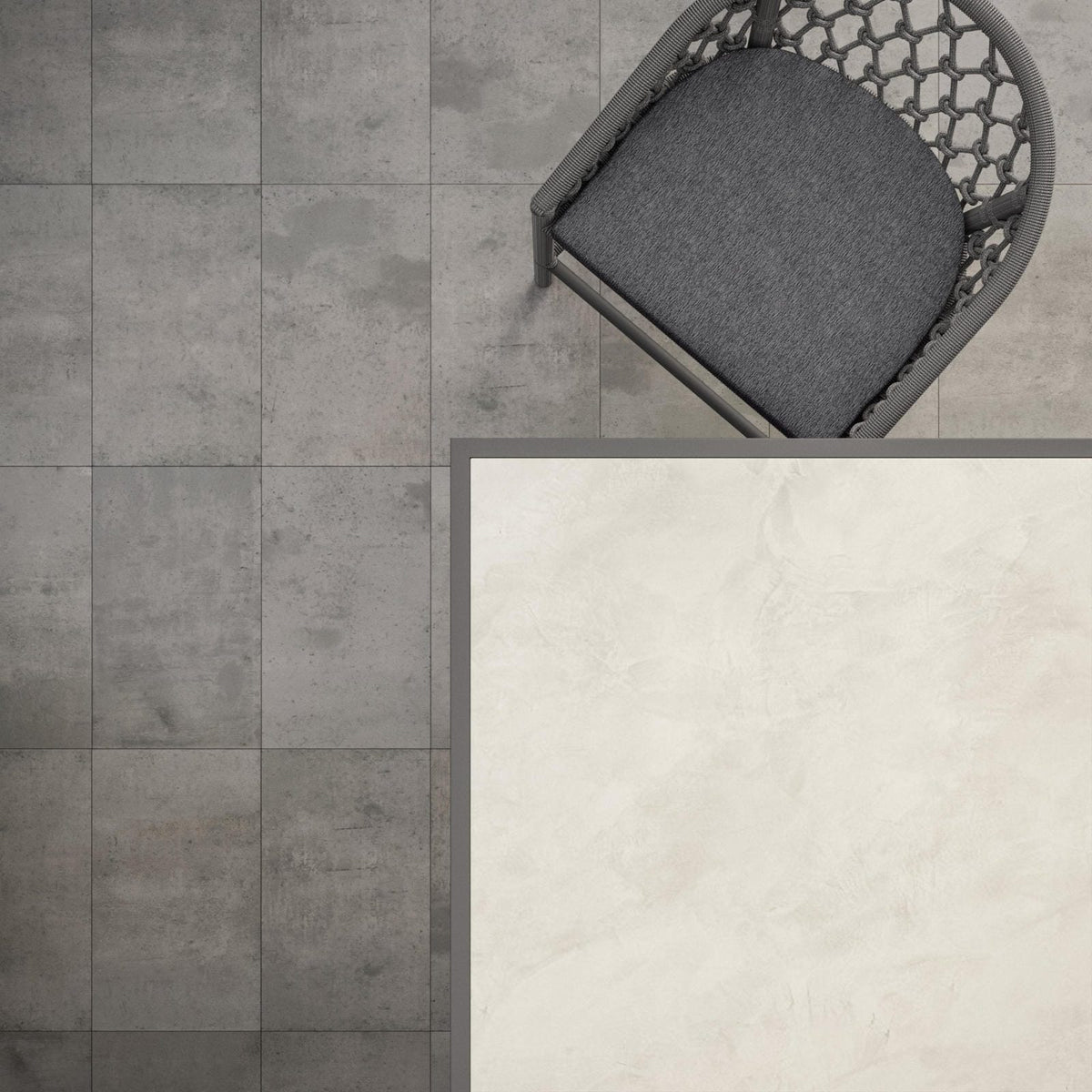 Pavia | 48" Dining Table - Charcoal - Dekton Top Dining Tables Azzurro Living