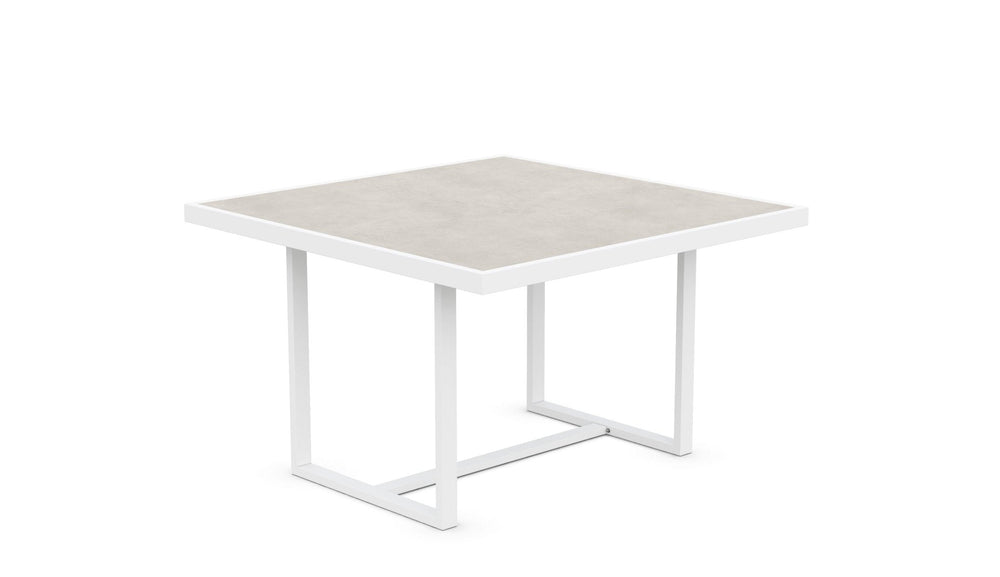Pavia | 48" Dining Table - White - Dekton Top Dining Tables Azzurro Living