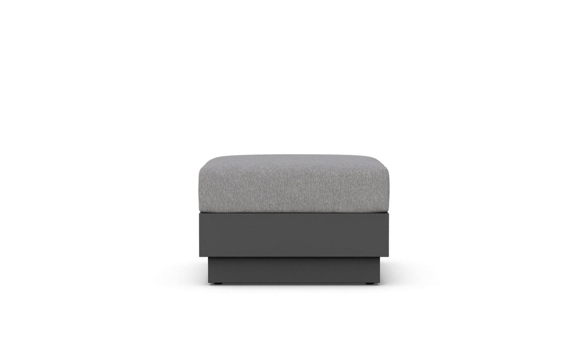 Porto | Ottoman Charcoal Ottoman Azzurro Living