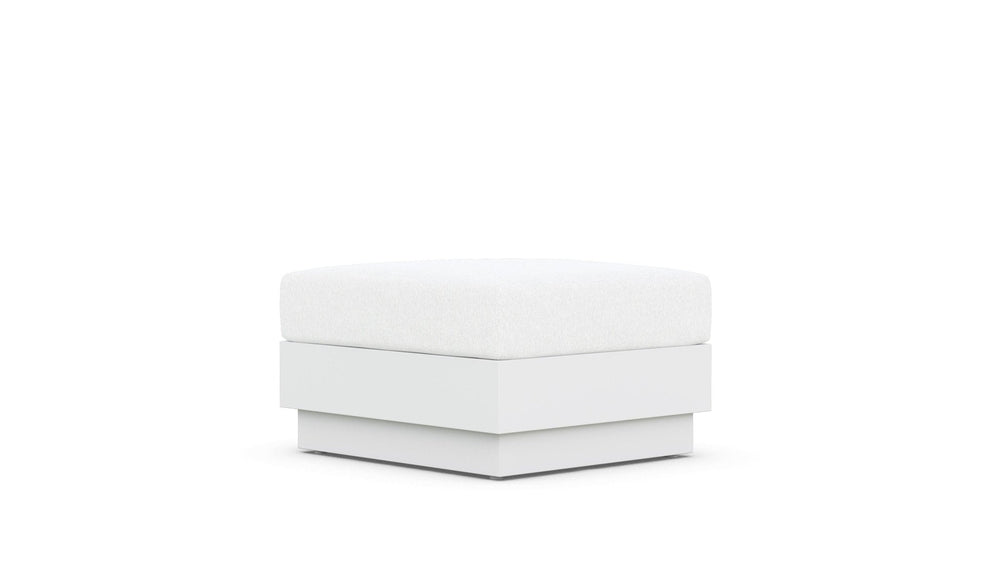 Porto | Ottoman White Ottoman Azzurro Living