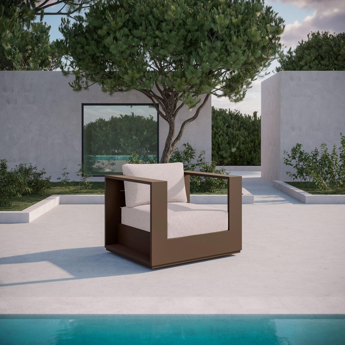 Sydney | Swivel Club Chair - Bronze Club Chairs - Swivel Azzurro Living