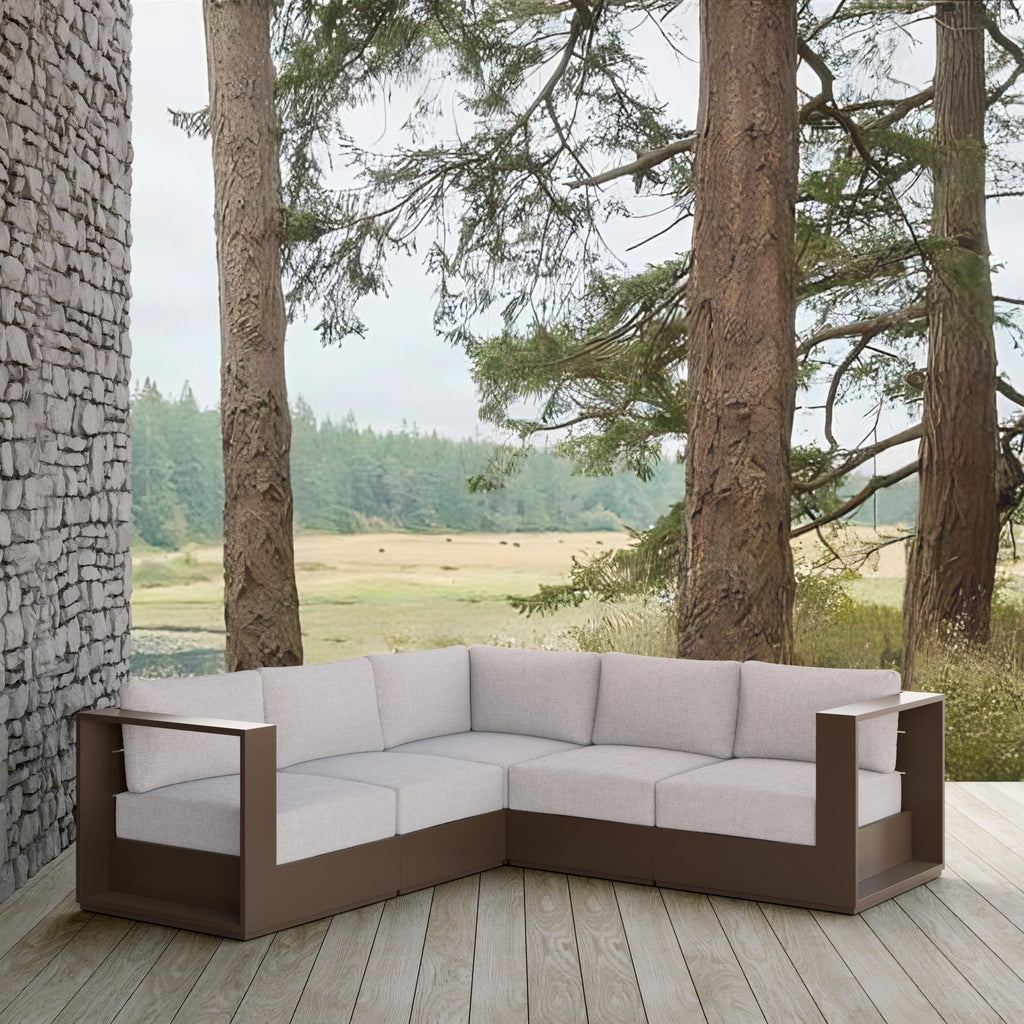 Sydney | Sectional Sofa 5pc - Bronze Sectionals Azzurro Living